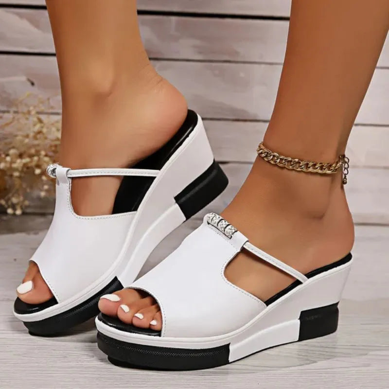 Women's Platform Soft Sandals with Arch Support