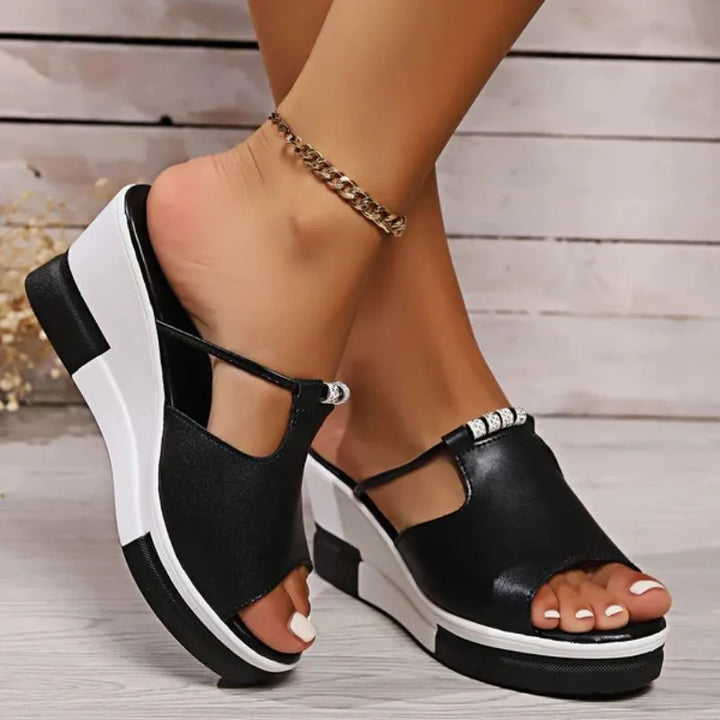 Women's Platform Soft Sandals with Arch Support