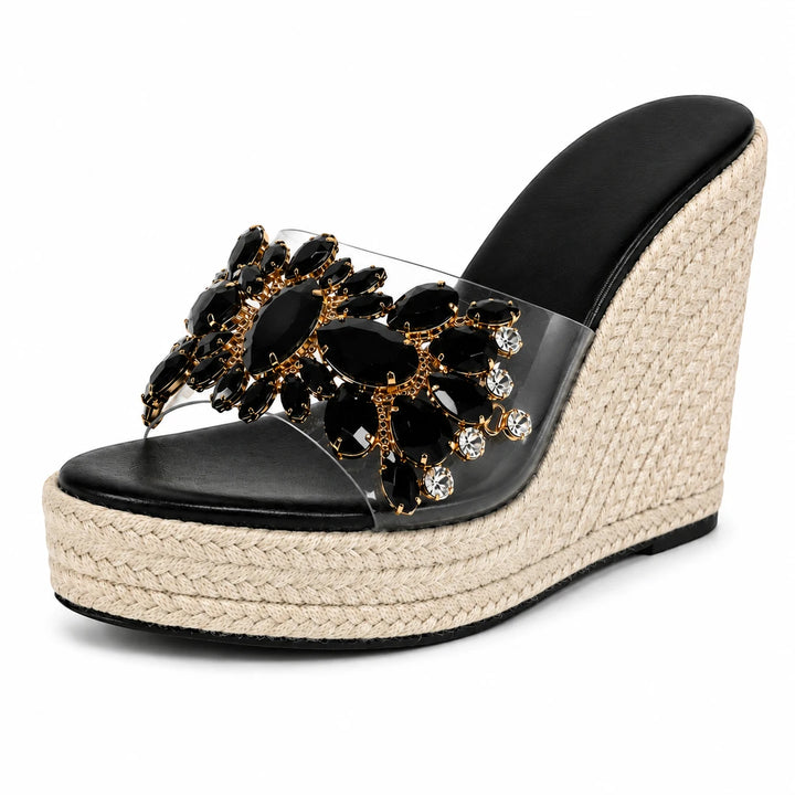 Women's Platform Sandals with Cushioned Footbed