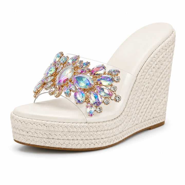 Women's Platform Sandals with Cushioned Footbed