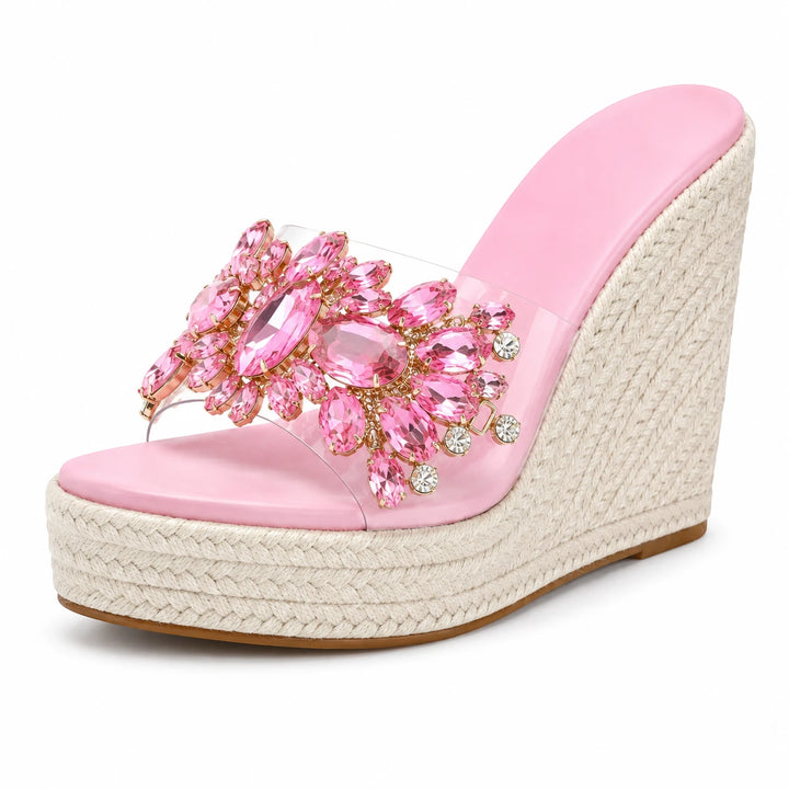 Women's Platform Sandals with Cushioned Footbed