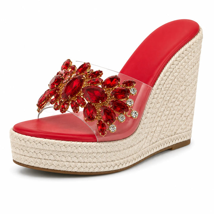 Women's Platform Sandals with Cushioned Footbed