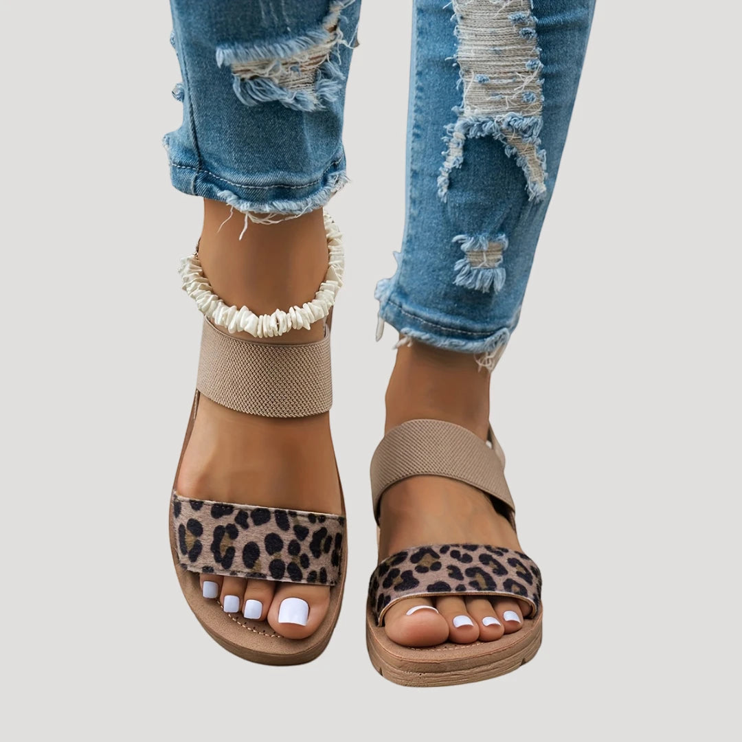 Women's Platform Sandals with Non Slip Sole and Wide Fit
