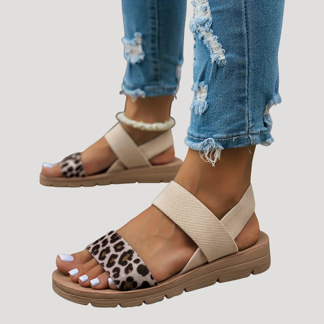 Women's Platform Sandals with Non Slip Sole and Wide Fit