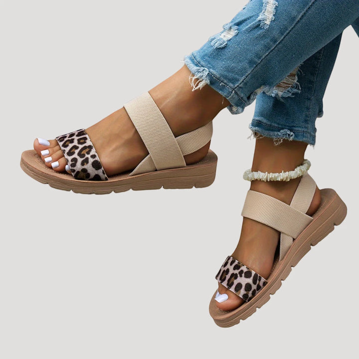 Women's Platform Sandals with Non Slip Sole and Wide Fit