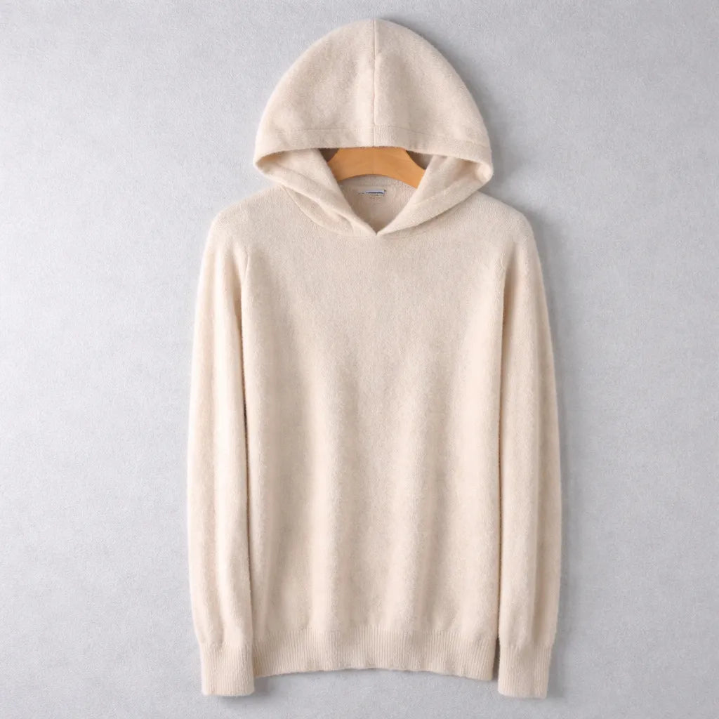 Women's Relaxed Fit Hoodie with Ribbed Cuffs and Soft Touch Fabric