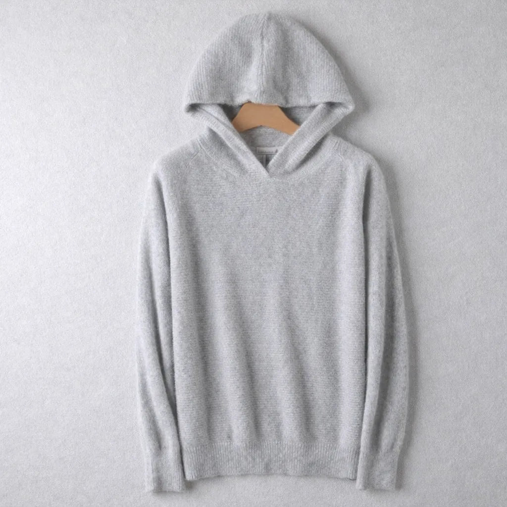 Women's Relaxed Fit Hoodie with Ribbed Cuffs and Soft Touch Fabric