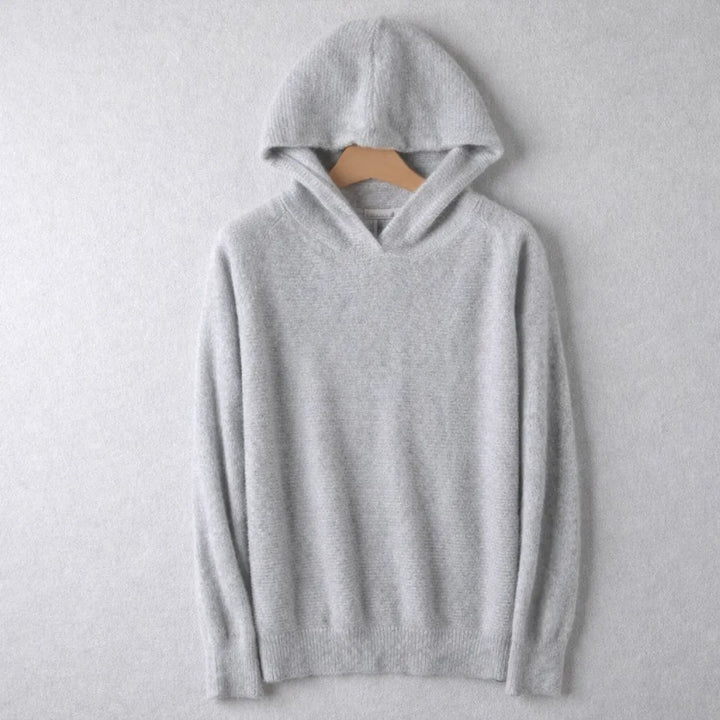 Women's Relaxed Fit Hoodie with Ribbed Cuffs and Soft Touch Fabric
