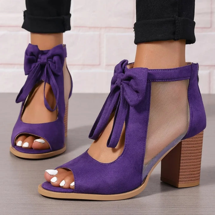 Women's Soft Block Heel Sandals with Lightweight Sole