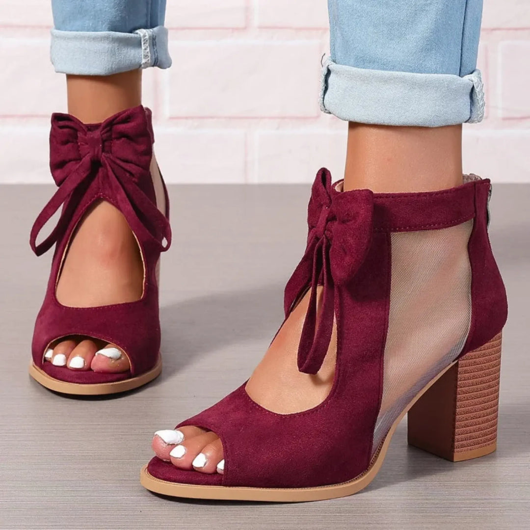 Women's Soft Block Heel Sandals with Lightweight Sole
