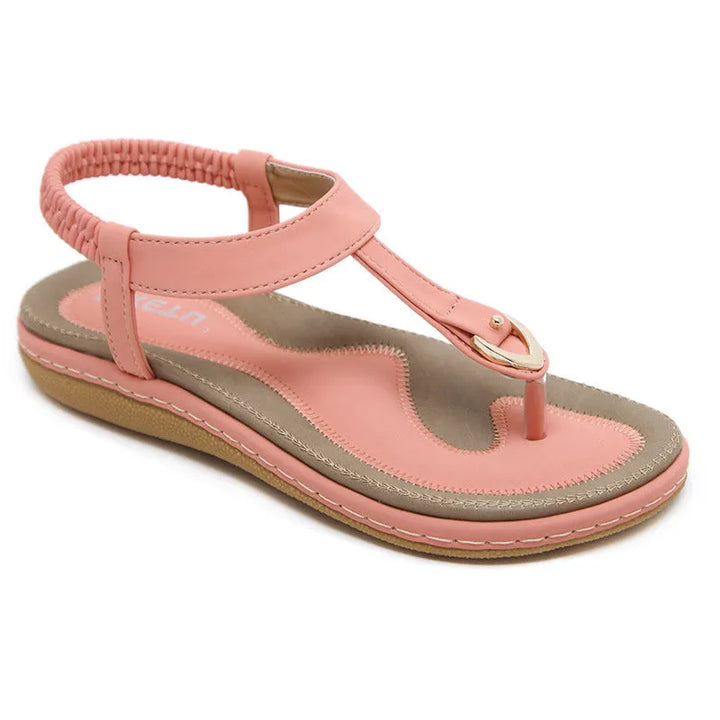 Women’s Soft Flat Sandals with Cushioned Footbed