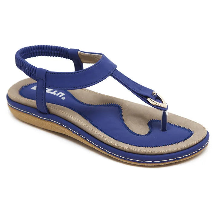 Women’s Soft Flat Sandals with Cushioned Footbed