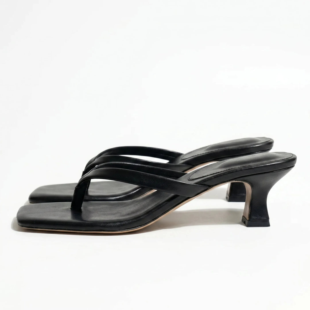Women's Soft Kitten Heeled Sandals with Cushioned Insole