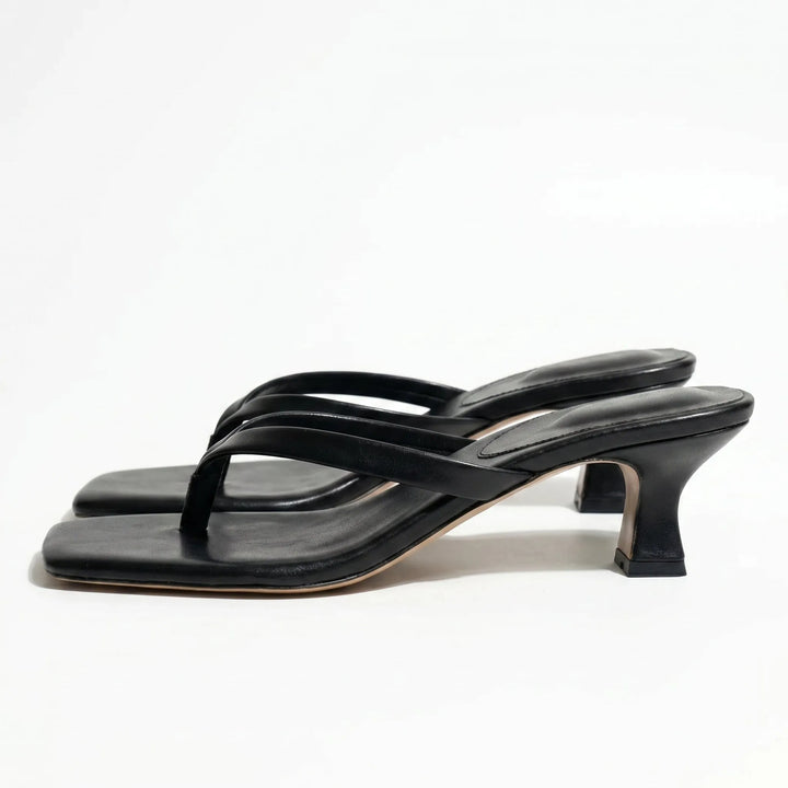 Women's Soft Kitten Heeled Sandals with Cushioned Insole