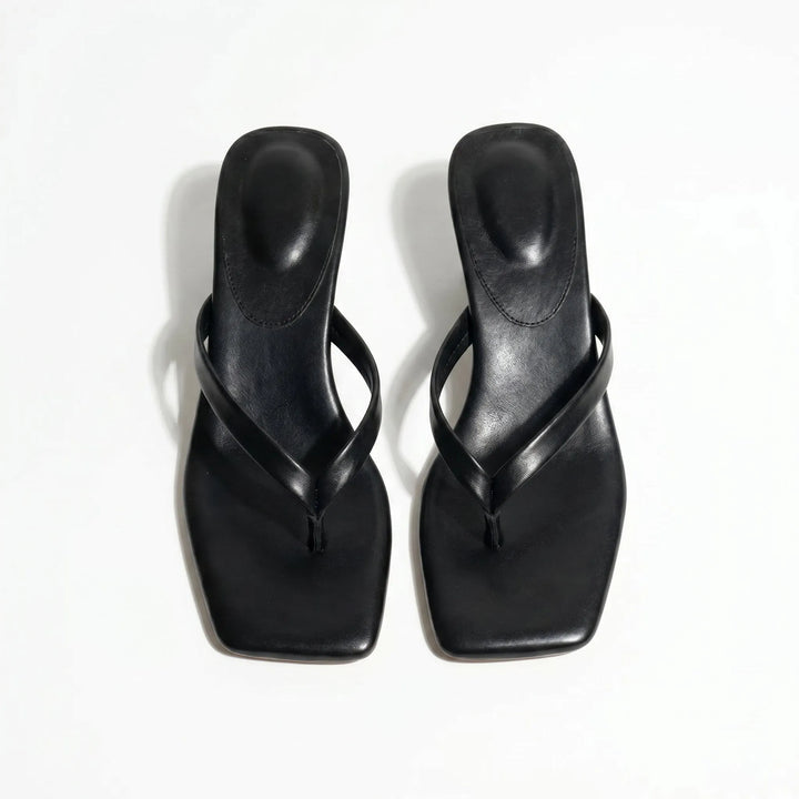 Women's Soft Kitten Heeled Sandals with Cushioned Insole