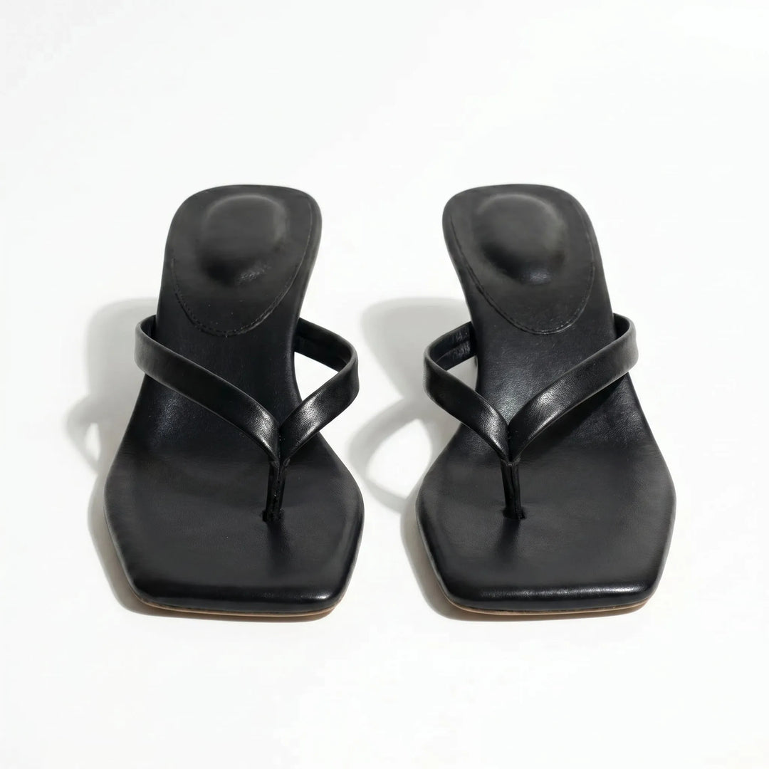 Women's Soft Kitten Heeled Sandals with Cushioned Insole
