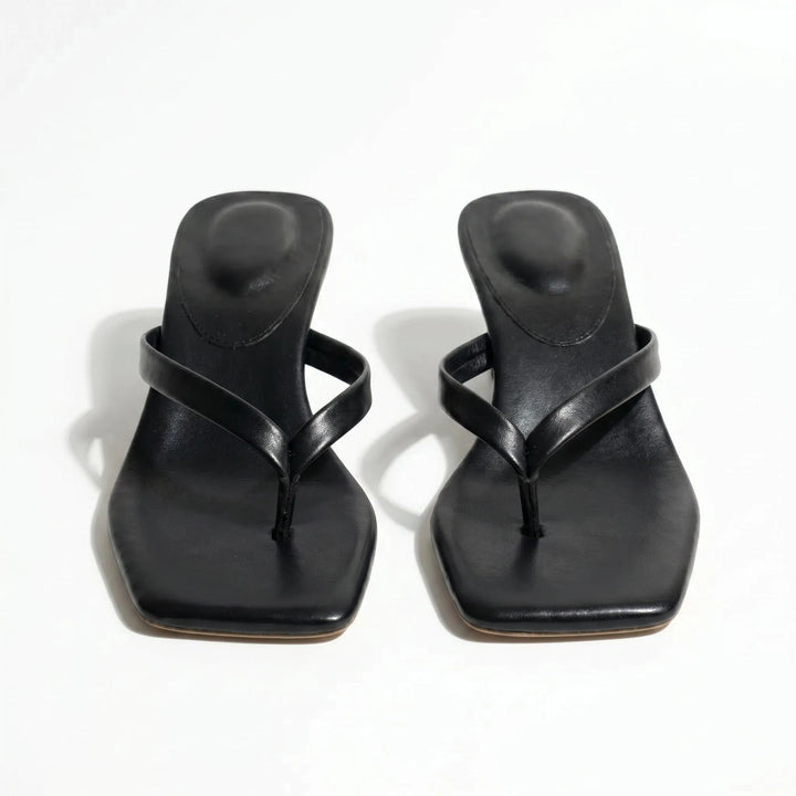 Women's Soft Kitten Heeled Sandals with Cushioned Insole