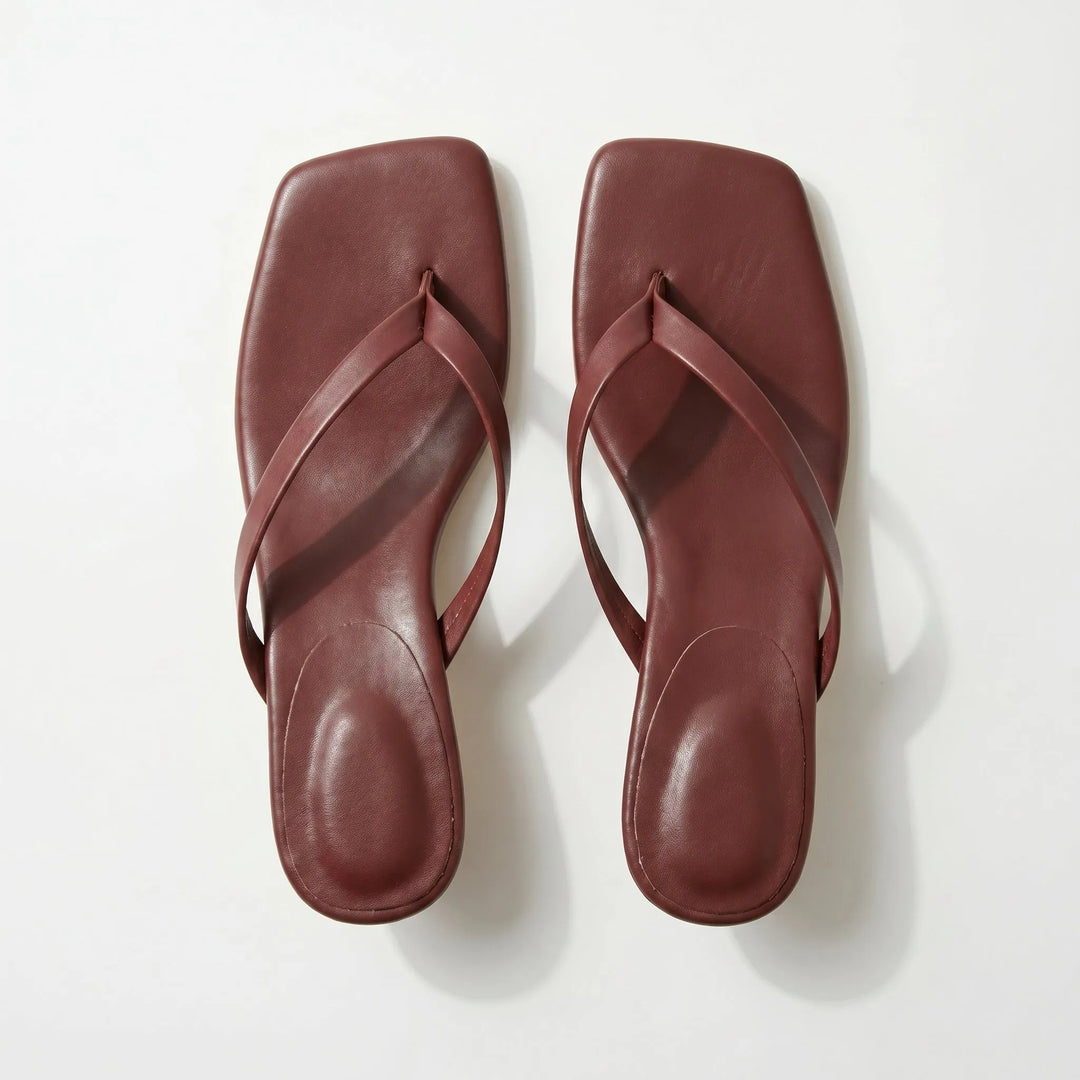 Women's Soft Kitten Heeled Sandals with Cushioned Insole