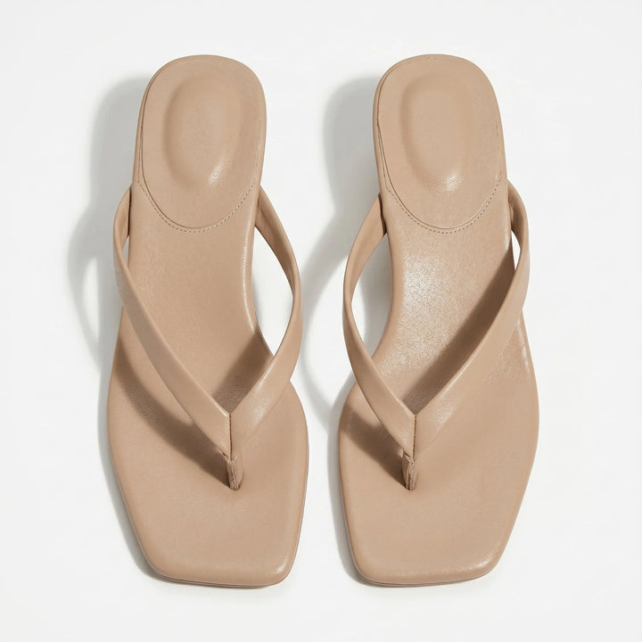 Women's Soft Kitten Heeled Sandals with Cushioned Insole