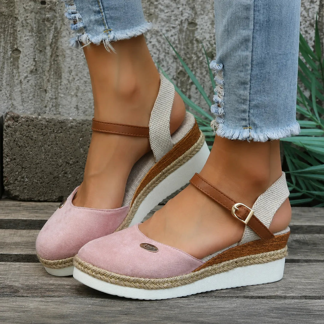Women's Soft Platform Sandals with Arch Support