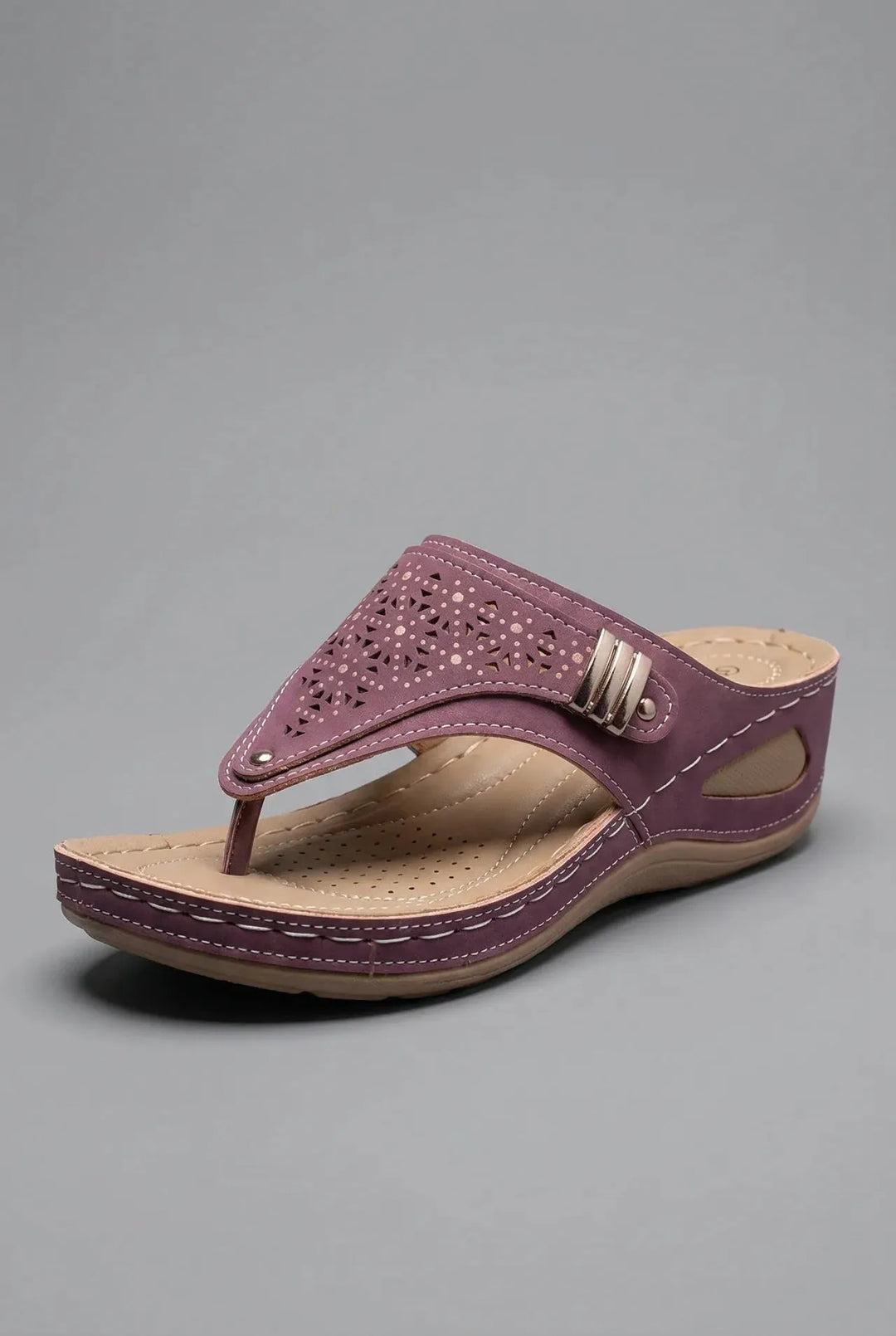 Women's Soft Wide Fit Sandals with Arch Support