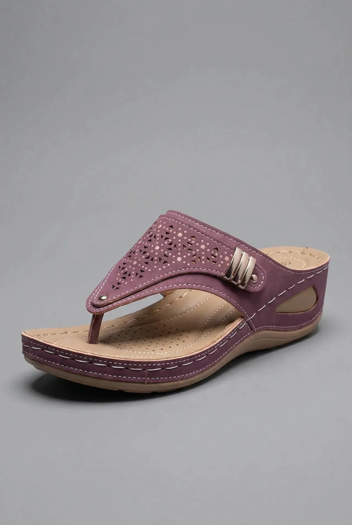 Women's Soft Wide Fit Sandals with Arch Support