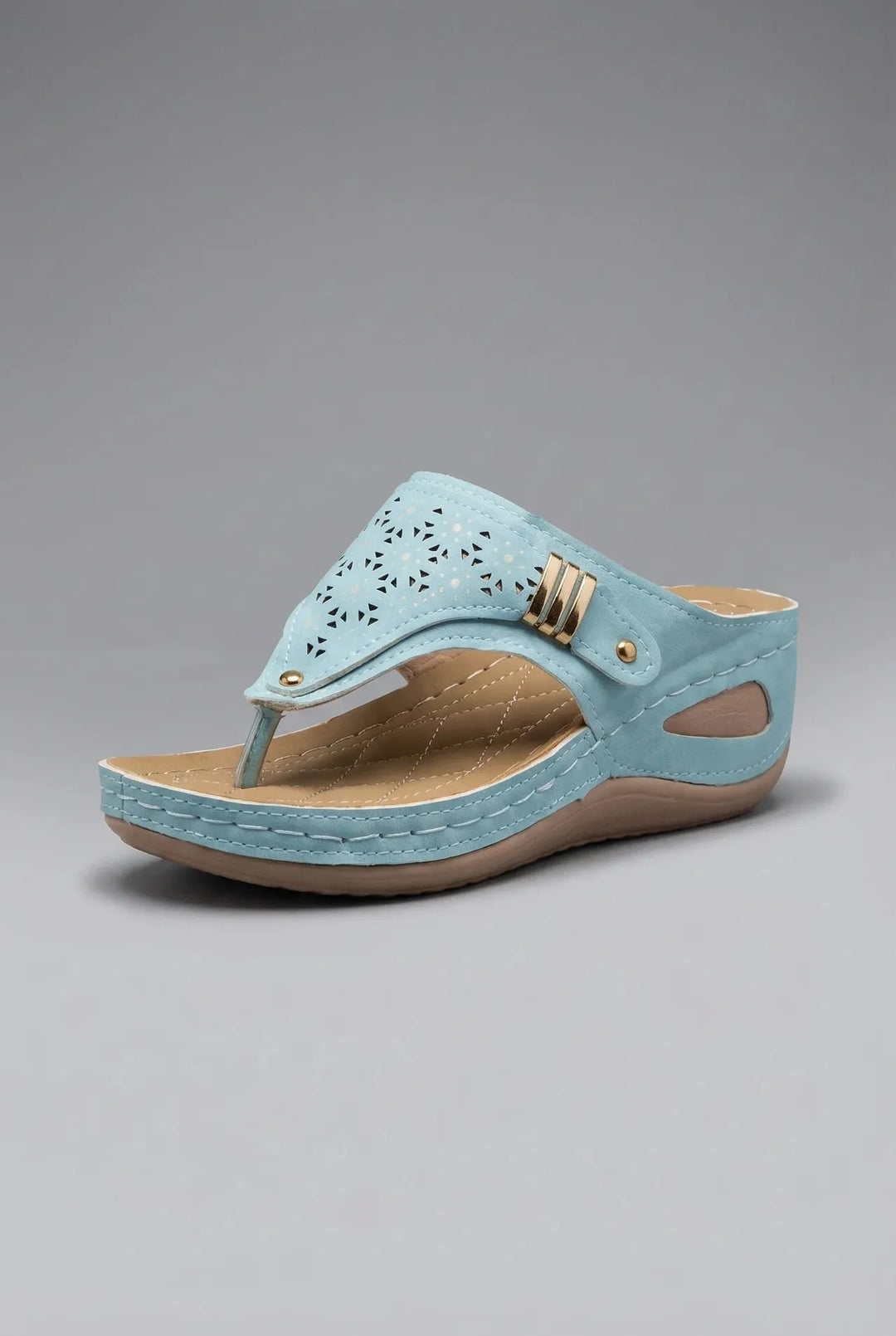 Women's Soft Wide Fit Sandals with Arch Support