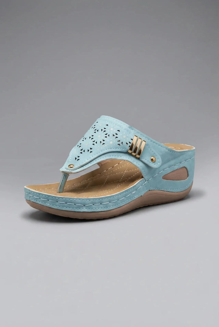 Women's Soft Wide Fit Sandals with Arch Support