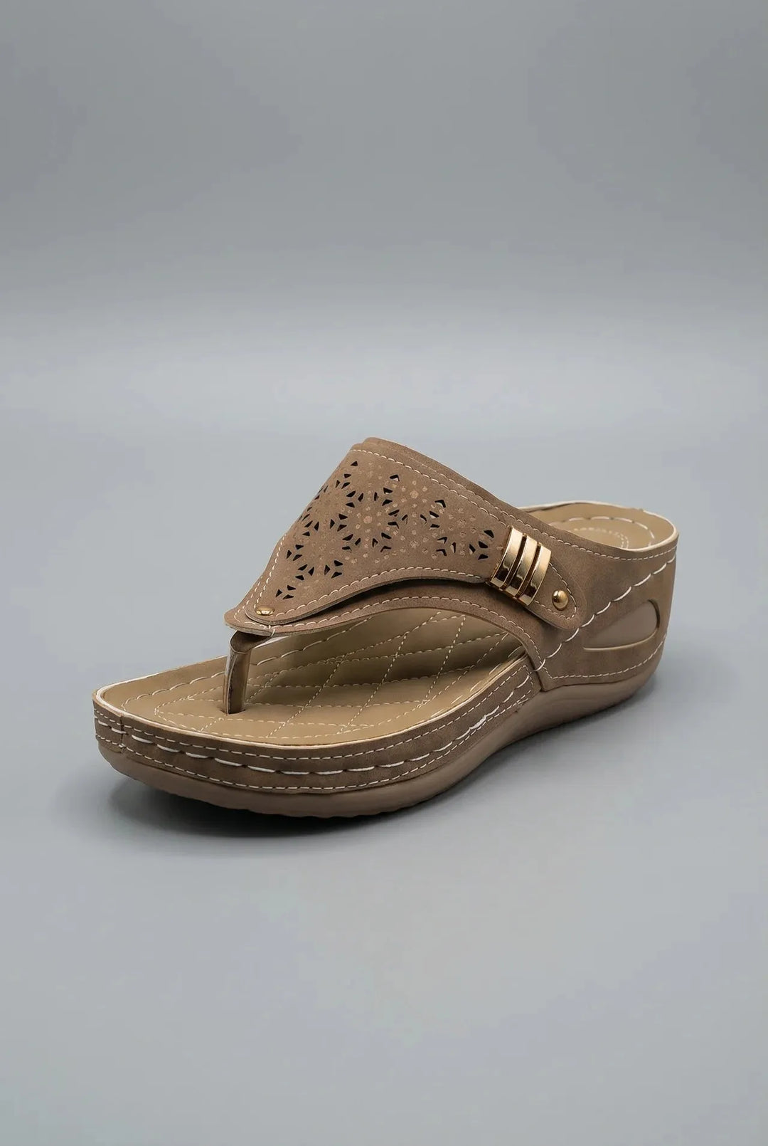 Women's Soft Wide Fit Sandals with Arch Support