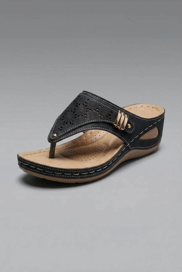 Women's Soft Wide Fit Sandals with Arch Support