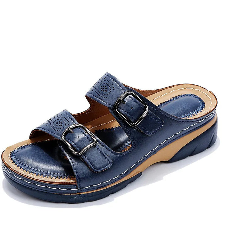 Women's Wide Fit Soft Sandals with Arch Support