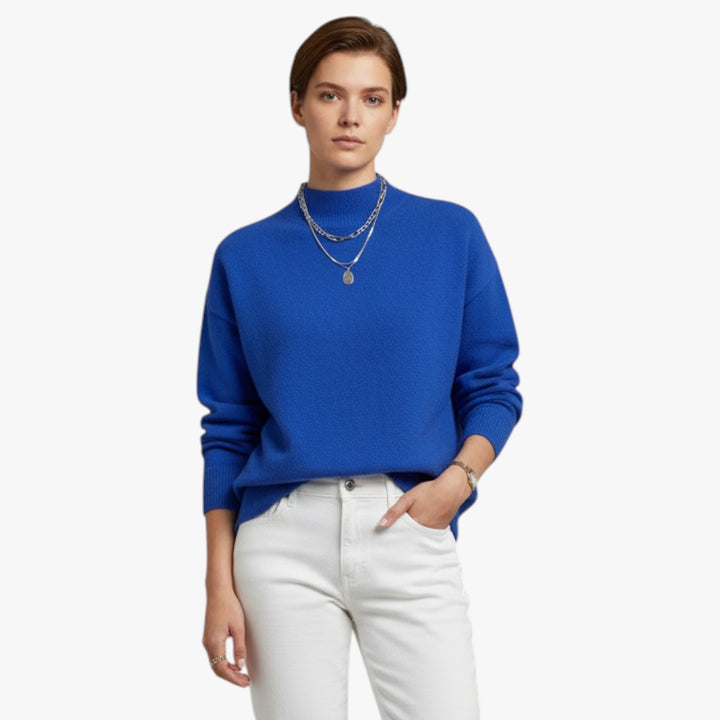 Women's Lightweight Mock Neck Jumper
