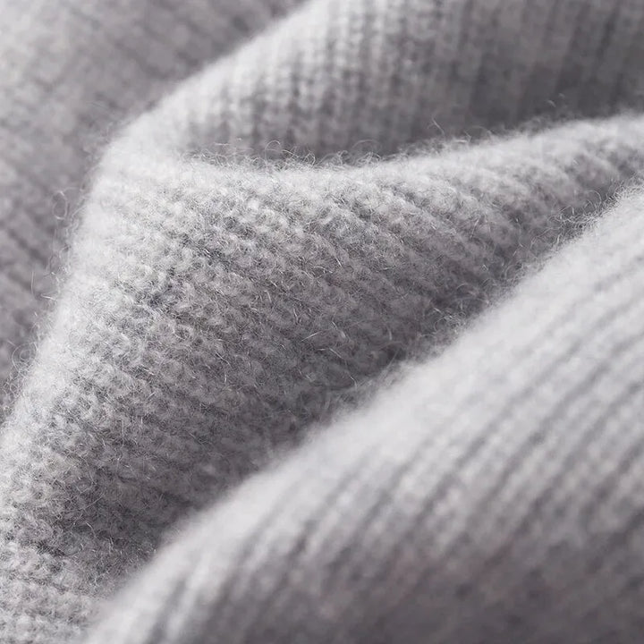 Zip-Up Hoodie with Long Sleeves and Ribbed Cuffs