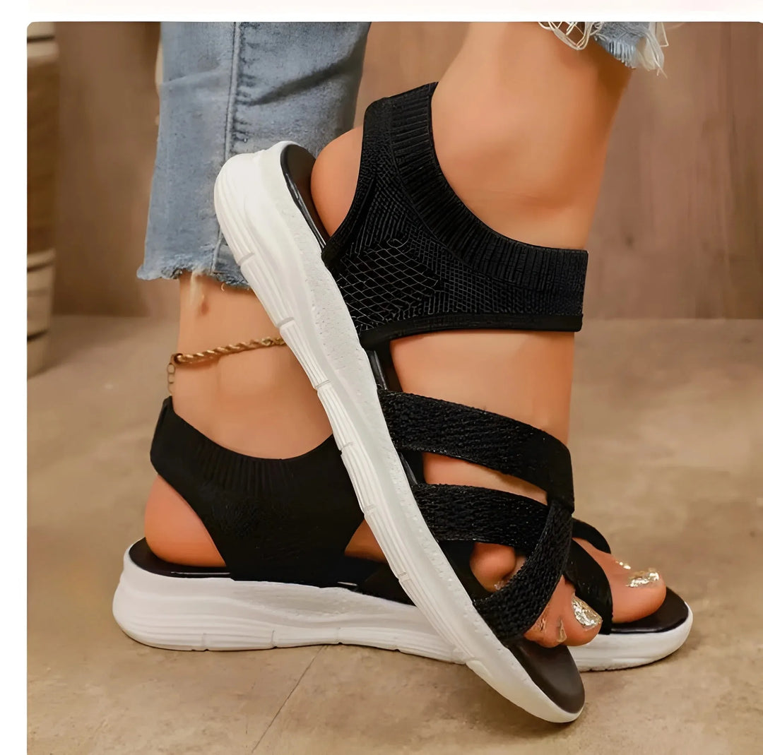 Women's Platform Comfy Sandals with Anti Slip Sole