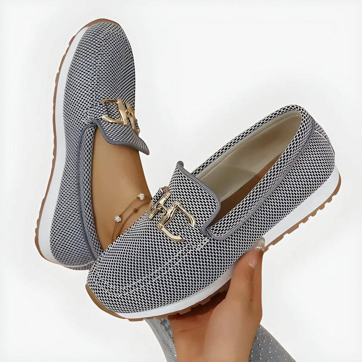 Women's Soft Flat Loafers with Breathable Mesh