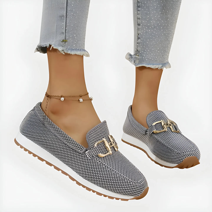 Women's Soft Flat Loafers with Breathable Mesh