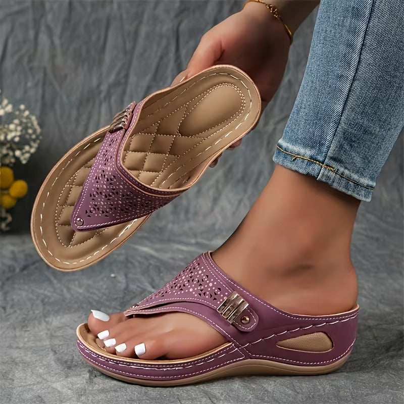 Women's Comfy Sandals with Arch Support and Cushioned Footbed