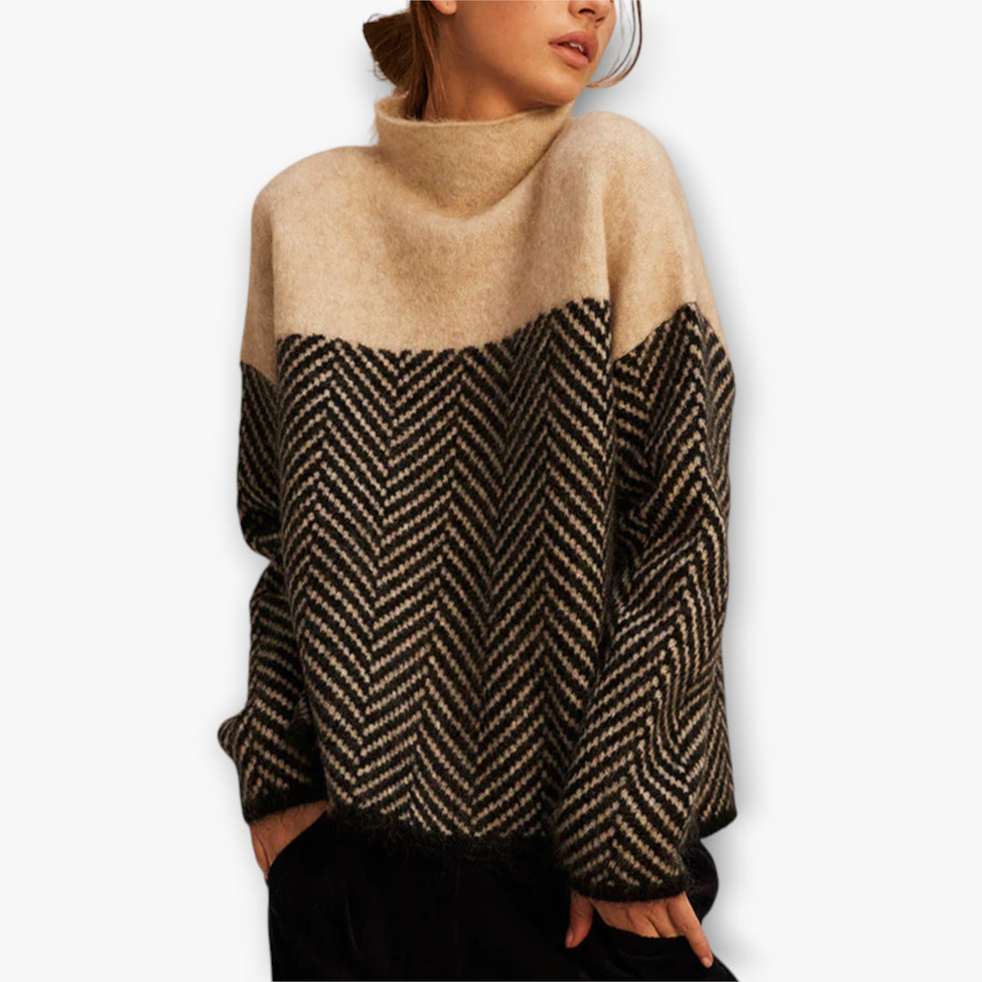 Women's Turtleneck Sweater | knitted