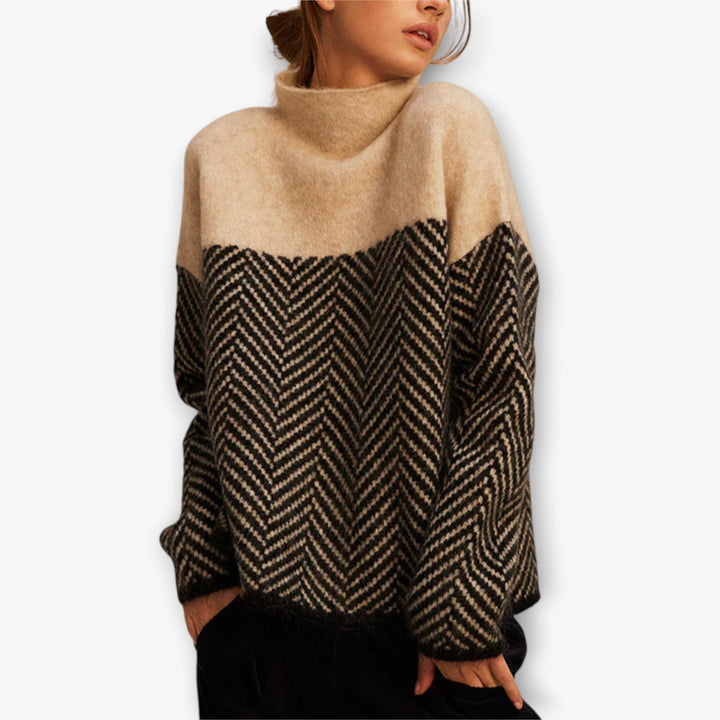 Women's Turtleneck Sweater | knitted