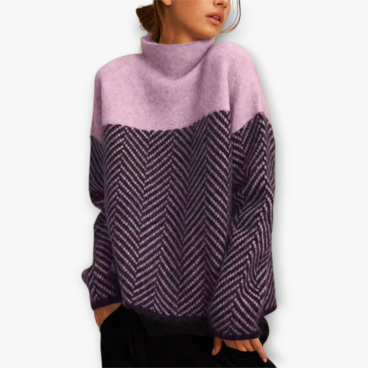 Women's Turtleneck Sweater | knitted