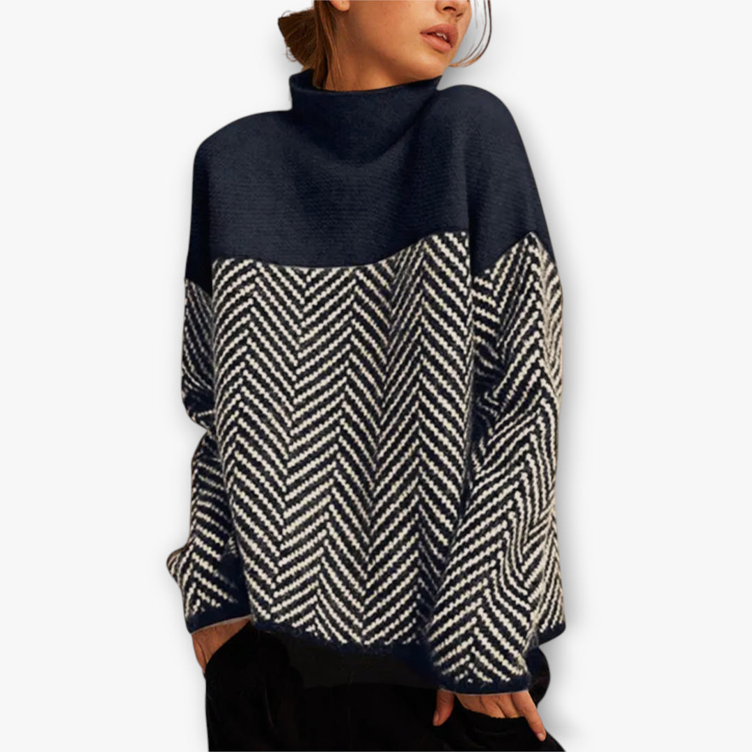 Women's Turtleneck Sweater | knitted