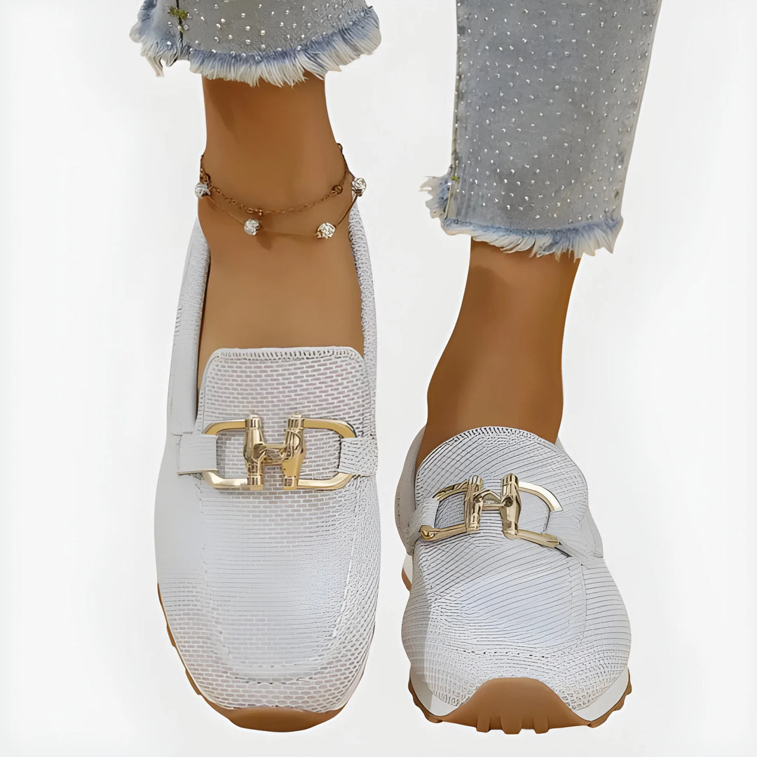 Women's Soft Flat Loafers with Breathable Mesh
