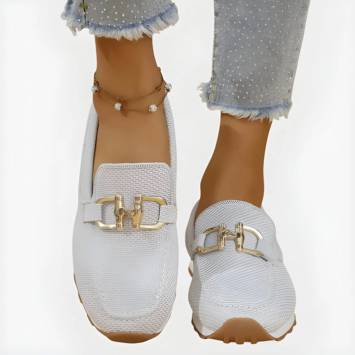 Women's Soft Flat Loafers with Breathable Mesh
