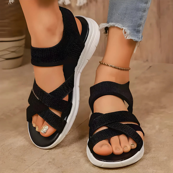 Women's Platform Comfy Sandals with Anti Slip Sole