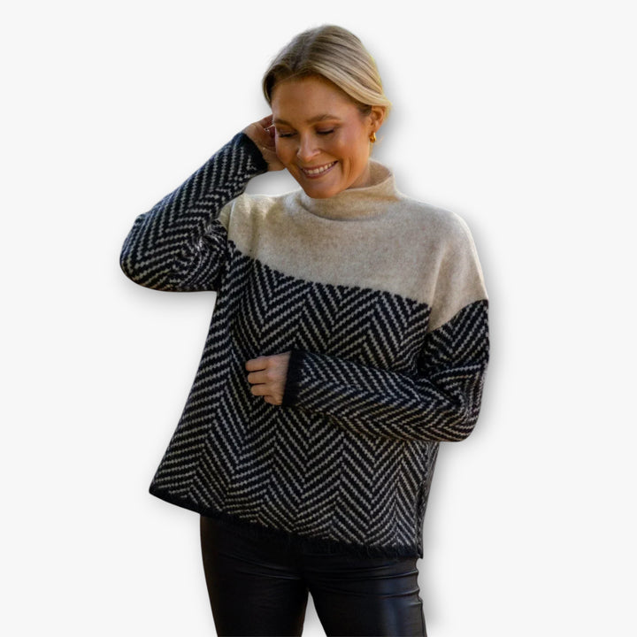 Women's Turtleneck Sweater | knitted