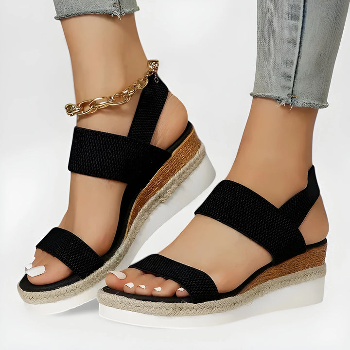 Women's Comfy Soft Platform Sandals with Cushioned Insole