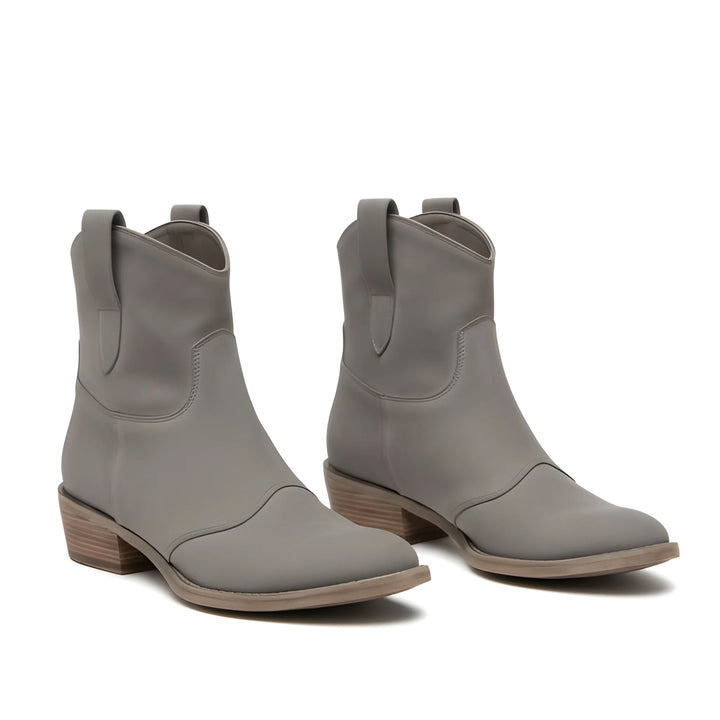 Women's Comfy Soft Cowboy Boots with Side Zip