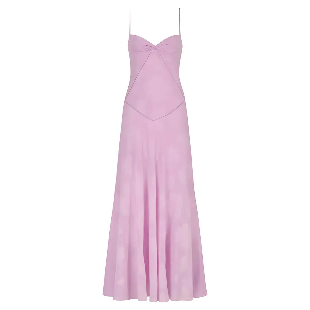 Women's Elegant Stunning Maxi Dress with Corset Back and Floral Pattern