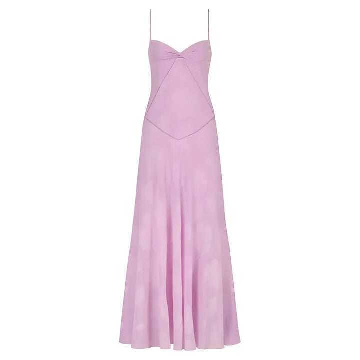 Women's Elegant Stunning Maxi Dress with Corset Back and Floral Pattern