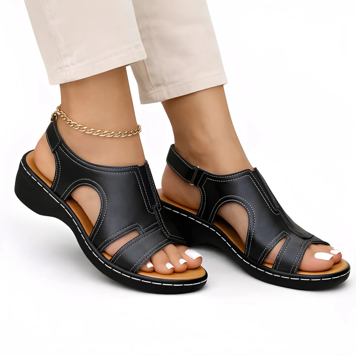 Women's Soft Comfy Sandals with Cushioned Footbed